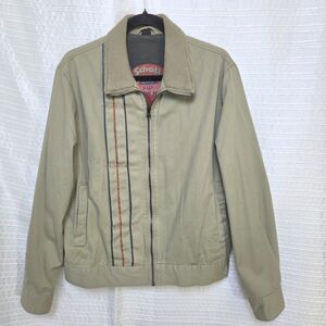 VTG Schott HP Racing Team Jacket Men's M Tan